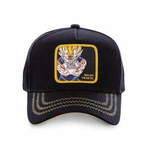 boutique paris CAPSLAB Casquette Dragon Ball Z Mâjin Vegeta Noir 8