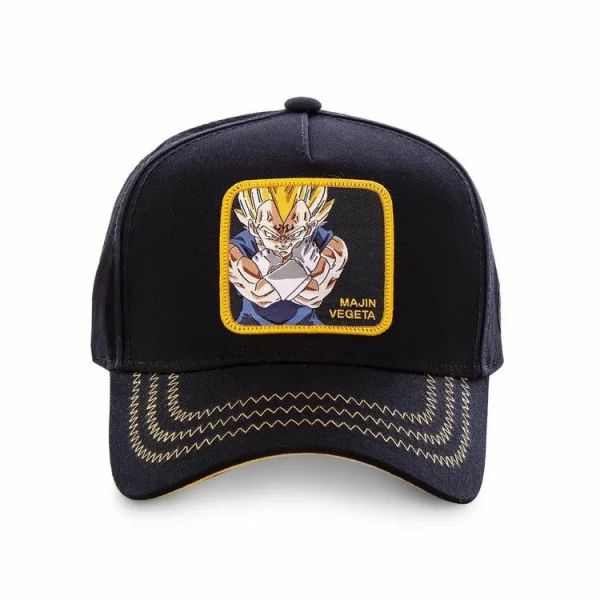 boutique paris CAPSLAB Casquette Dragon Ball Z Mâjin Vegeta Noir 3