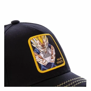 boutique paris CAPSLAB Casquette Dragon Ball Z Mâjin Vegeta Noir 10