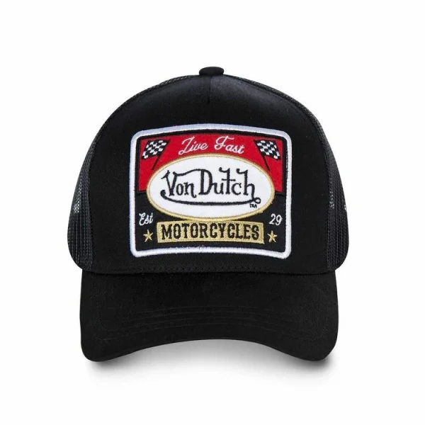 VONDUTCH Casquette Trucker Homme Von Dutch Blacky 1 Noir qualité supérieure 3