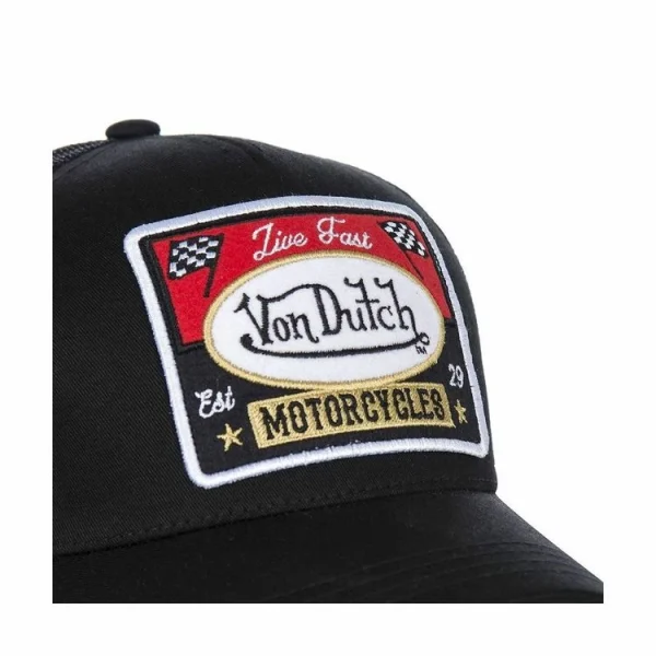 VONDUTCH Casquette Trucker Homme Von Dutch Blacky 1 Noir qualité supérieure 4