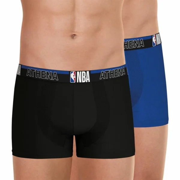 Athena Lot De 2 Boxers Homme NBA haute qualité 1