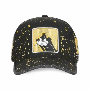 à prix très bas CAPSLAB Casquette Looney Tunes Daffy Duck Effet Peinture 9