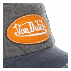 se précipiter pour acheter VONDUTCH Casquette Baseball Homme Jack Gris Logo Orange 10