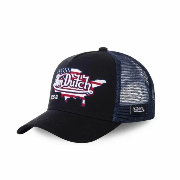 beauté VONDUTCH Casquette Baseball USA Noir 1