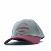 boutique pas cher HUNGARIA Casquette Gris/bordeaux Homme Hungaria Baseball French Sport Legend 14