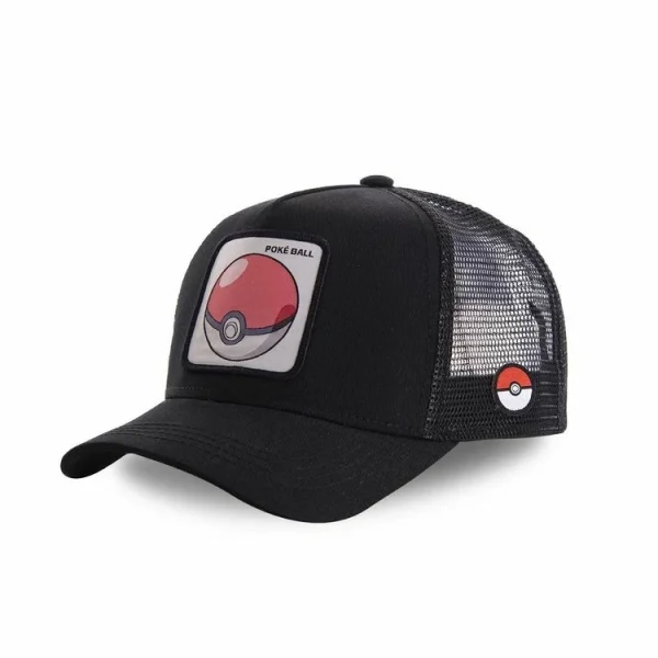 CAPSLAB Casquette Capslab Trucker Pokemon Pokeball Noir magasin pour 1