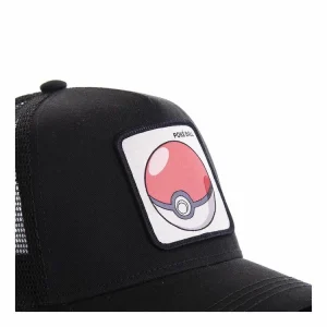 CAPSLAB Casquette Capslab Trucker Pokemon Pokeball Noir magasin pour 10