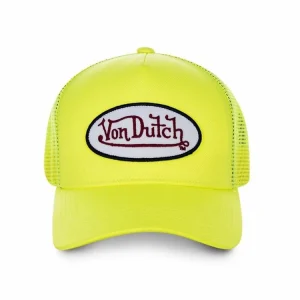 VONDUTCH Casquette Trucker Filet Fresh Jaune Livraison rapide 8