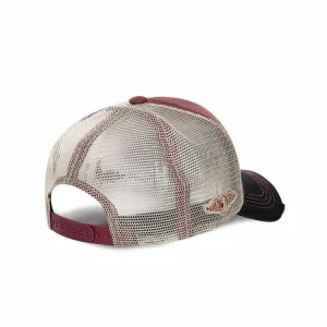 VONDUTCH Casquette Trucker Rags Rouge Bordeaux soldes pas cher 12