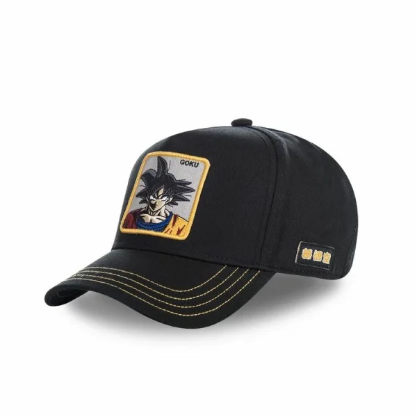 CAPSLAB Casquette Dragon Ball Z Goku Noir grande marque pas cher 1