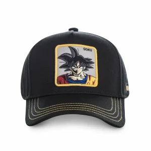 CAPSLAB Casquette Dragon Ball Z Goku Noir grande marque pas cher 8