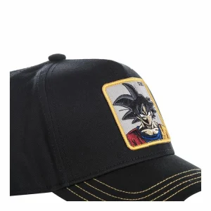 CAPSLAB Casquette Dragon Ball Z Goku Noir grande marque pas cher 10