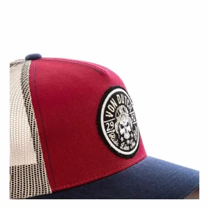 dernière tendance VONDUTCH Casquette Baseball Filet Biker Rouge 10