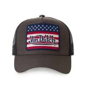 Retour gratuit en magasin. VONDUTCH Casquette Trucker Homme Kaki 8