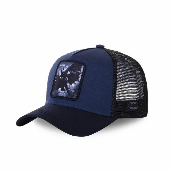 CAPSLAB Casquette Trucker DC Comics Batman Bleu Marine comparez les prix 1