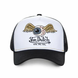 Retour gratuit en magasin. VONDUTCH Casquette Trucker Art Blanc 8