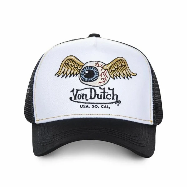 Retour gratuit en magasin. VONDUTCH Casquette Trucker Art Blanc 3