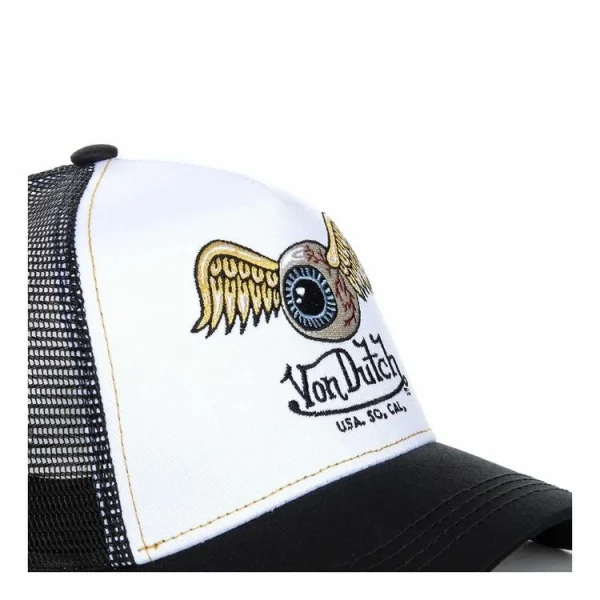 Retour gratuit en magasin. VONDUTCH Casquette Trucker Art Blanc 4