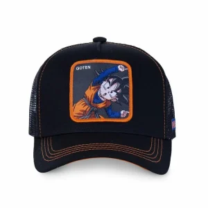 CAPSLAB Casquette Trucker Dragon Ball Z Goten Noir Protections acheteurs 8