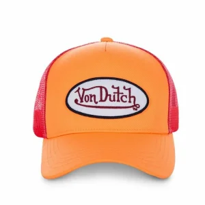 magasin solde VONDUTCH Casquette Trucker Filet Fresh Orange 8