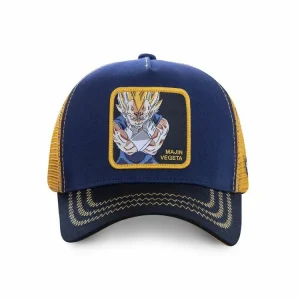 Satisfait ou Remboursé CAPSLAB Casquette Dragon Ball Z Mâjin Vegeta Bleu Et Orange 8