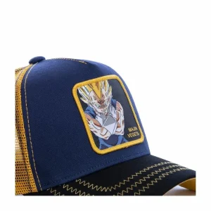 Satisfait ou Remboursé CAPSLAB Casquette Dragon Ball Z Mâjin Vegeta Bleu Et Orange 10