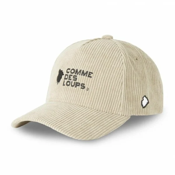 COMME DES LOUPS Casquette Uni En Velours Velvet excellente qualité 1