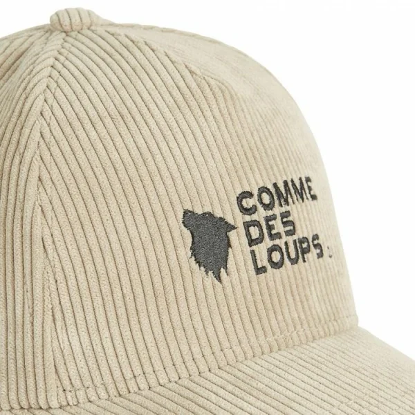 COMME DES LOUPS Casquette Uni En Velours Velvet excellente qualité 4