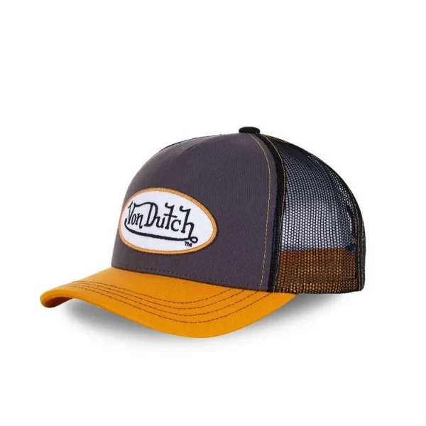 VONDUTCH Casquette Trucker Colors Gris Et Orange boutiqued pas cher 1