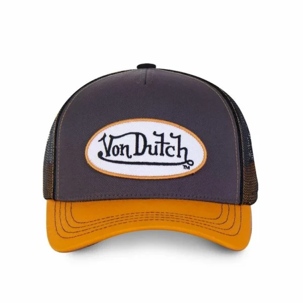 VONDUTCH Casquette Trucker Colors Gris Et Orange boutiqued pas cher 3