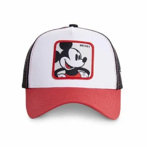 CAPSLAB Casquette Disney Mickey Blanc Et Rouge Nouveau 8