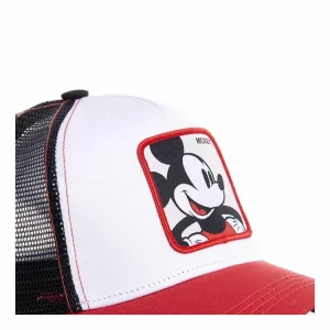 CAPSLAB Casquette Disney Mickey Blanc Et Rouge Nouveau 10