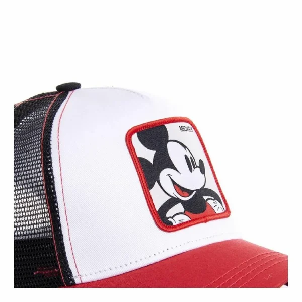 CAPSLAB Casquette Disney Mickey Blanc Et Rouge Nouveau 4