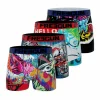 FREEGUN Lot De 4 Boxers Homme Street Art Livraison internationale 22