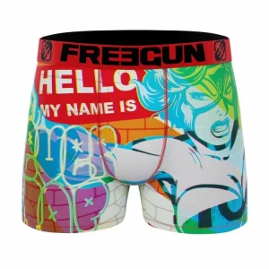 FREEGUN Lot De 4 Boxers Homme Street Art Livraison internationale 14