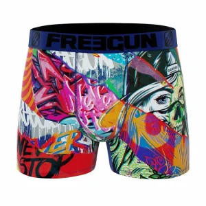 FREEGUN Lot De 4 Boxers Homme Street Art Livraison internationale 16