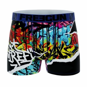 FREEGUN Lot De 4 Boxers Homme Street Art Livraison internationale 18