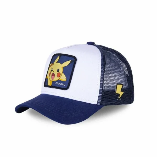 Protections acheteurs CAPSLAB Casquette Capslab Trucker Pokemon Pikachu Bleu 1