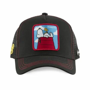 site en ligne CAPSLAB Casquette Capslab Peanuts Noir 9