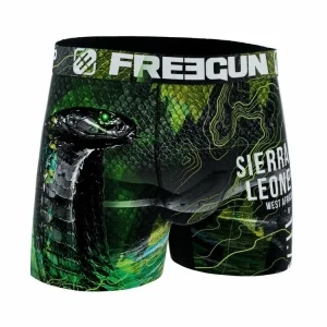 FREEGUN Boxer Homme En Polyester Recyclé Animal Savage Snake Retour gratuit en magasin. 13