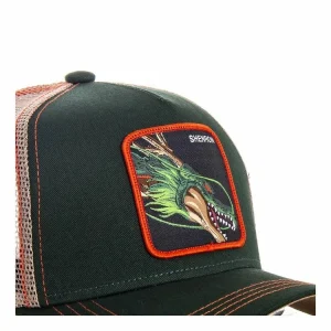 CAPSLAB Casquette Trucker Dragon Ball Z Shenron Kaki site pas cher 10