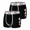 Satisfait ou Remboursé FILA Lot De 2 Boxers Coton Homme FU5040 Uni 20