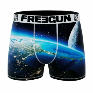 FREEGUN Lot De 4 Boxers Homme Landscape shopping pas cher 16