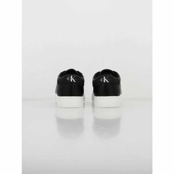 Calvin Klein Chaussures Basses Cuir Ou Simili Calvin Klein Classic Cupsole Lace Noir 7-483 vente pas cher en ligne 4