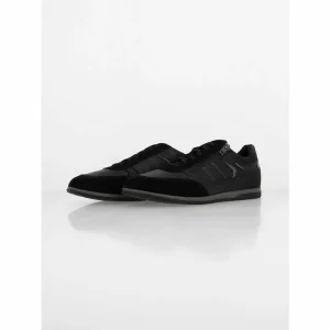 magasin en ligne france GEOX Chaussures Basses Cuir Ou Simili Geox Renan Black Uomo Sneakers Noir 7-374 9