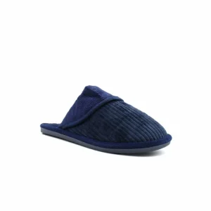 site pas cher Kebello Chaussons En VeloursHomme Marine 7