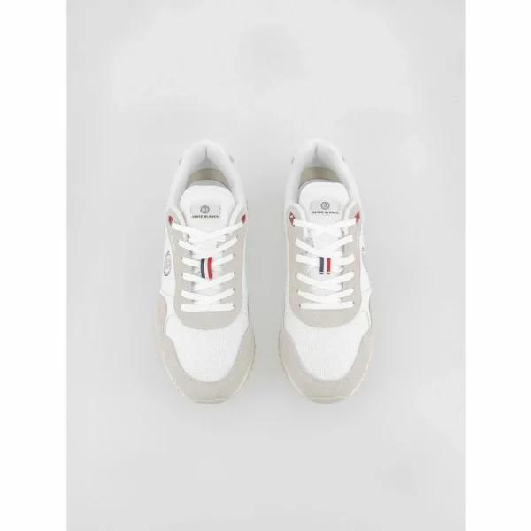 magasin en ligne france SERGE BLANCO Chaussures Mode Ville Serge Blanco Sneakers Blanc Blanc 7-561 5