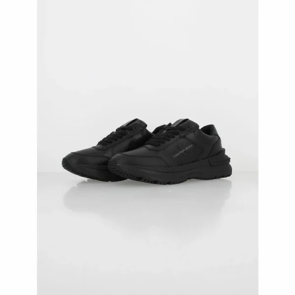 De super promotions disponibles Calvin Klein Chaussures Basses Cuir Ou Simili Calvin Klein Chunky Runn Laceup L Noir 7-483 3