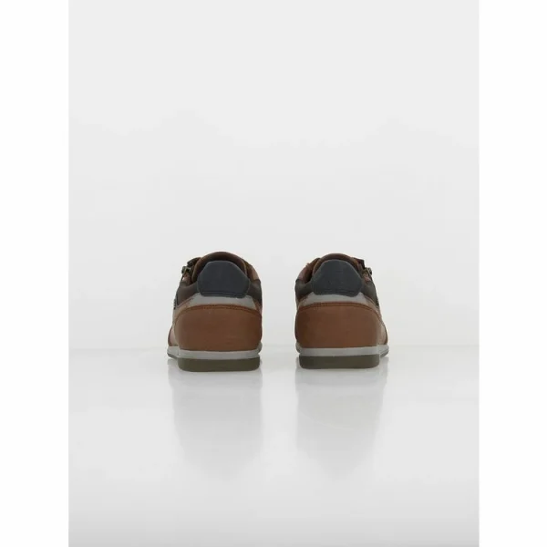 GEOX Chaussures Basses Cuir Ou Simili Geox Renan Browncotto Uomo Sneakers Marron 7-374 Acheter Maintenant 4